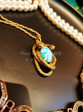 Real heart意大利风格925银针中古饰品经典项链女小众设计