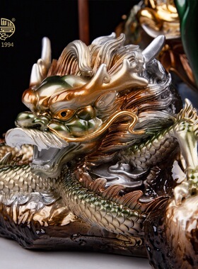 铜供奉复古客厅关公财神摆件