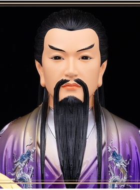 胡氏三兄弟掌堂教主树脂摆件