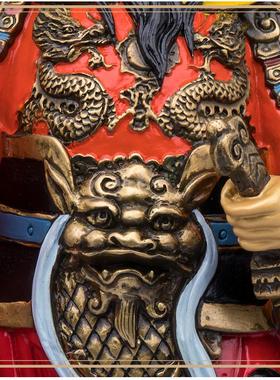 托塔李天王像树脂佛像摆件