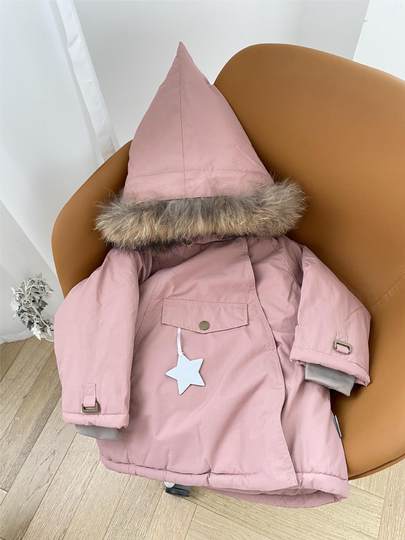 Ins autumn and winter nordic high-quality boys and girls high-quality elf hat cotton clothes-classic color series