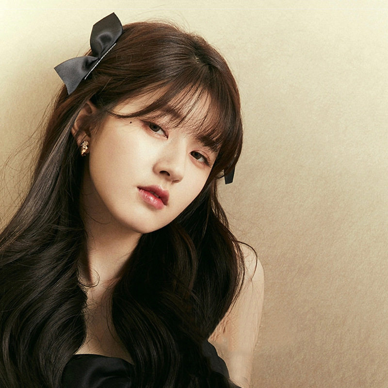 一对儿~赵露思同款蝴蝶结发夹头饰复古双耳发饰对夹黑色酒红大号