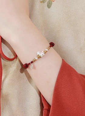 马到成功足银999红绳手链2026生肖马本命年红手绳小众手链编织绳