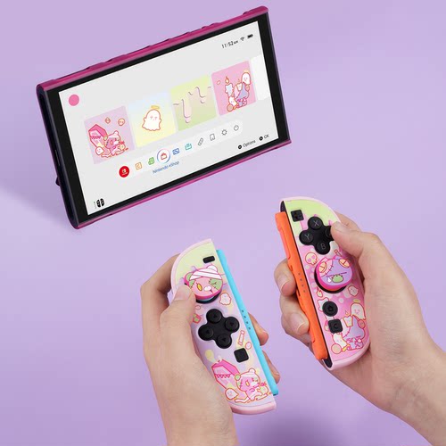 极想Switch2摇杆帽可爱卡通NS2手柄硅胶摇杆套增强手感游戏机配件 - 图1