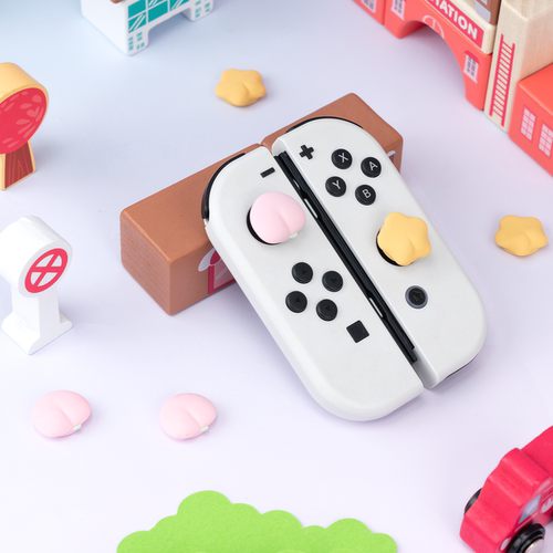 极想 任天堂switch摇杆帽 ns硅胶保护套oled手柄键帽lite周边配件 - 图1