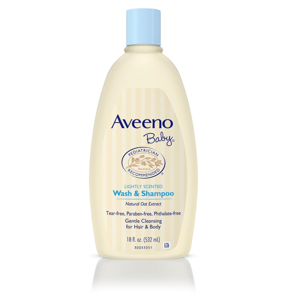 Aveeno Baby进口婴儿天然燕麦无泪艾惟诺洗发沐浴露 家庭装 532ml