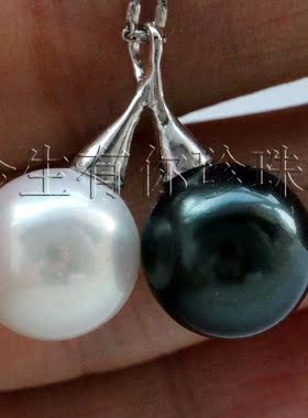 白色贝珠百搭吊坠新款包邮