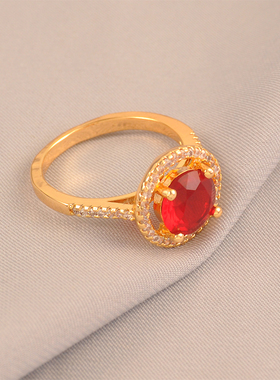 时尚红色闭口女款百搭简约休闲