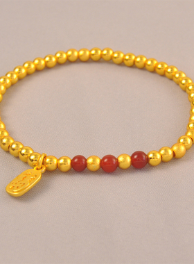 新款原创女款手链古法金珠手链女转运珠手串时尚百搭轻奢送女友