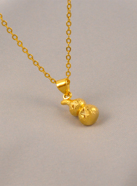 久不掉色女款吊坠送链子