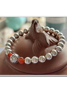 原创设计天然红玛瑙手链