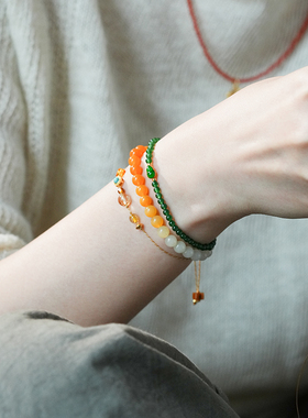 shannai冰种Ａ货辣阳绿翡翠手串