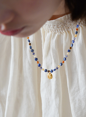 shannai原创天然石多宝串珠项链