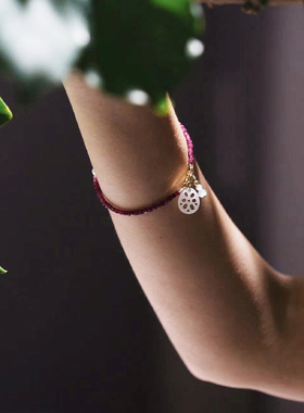 shannai原创新中式和田玉手链女