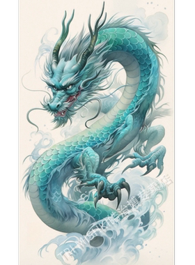 爆款龙腾图贴画汽车电动车遮瑕贴