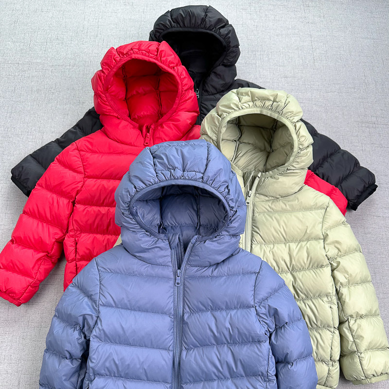 日系~可收纳轻薄羽绒服90-155 儿童羽绒内胆 秋冬90鸭绒连帽外套,淘宝优惠券,粉丝福利购,淘宝优惠卷