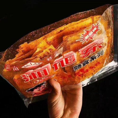 湘旭东麻辣片88g大包装湖南特产薄脆辣片办公室宿舍囤货解馋小吃 - 图2