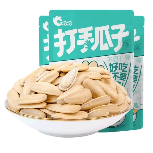 Qia Qianshi Fighting Melon Seeds Fragrant 500G упакованный большой пакет только Kwal oed закуски с тонкими закусками и закусками закусок
