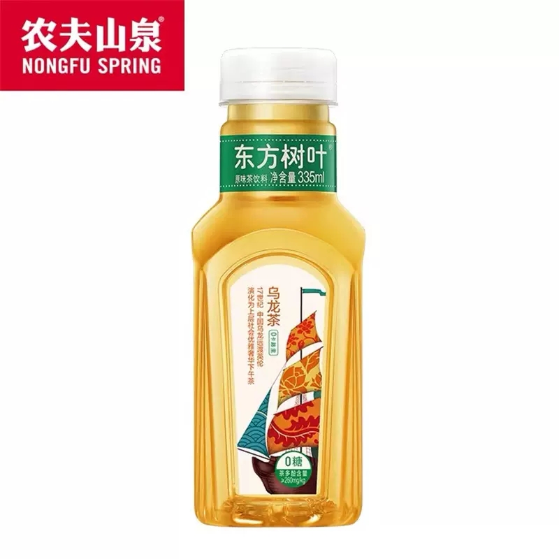 农夫山泉东方树叶原味乌龙茶335ml*12瓶整箱无糖茶饮料0糖0脂 - 图2