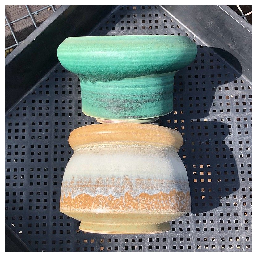 内口径12-16cm大口径多肉花盆景德镇手工拉坯粗陶简约群生老桩盆,淘宝优惠券,粉丝福利购,淘宝优惠卷