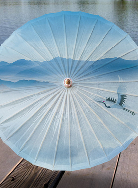 非遗手工油纸伞晴雨两用国风汉服