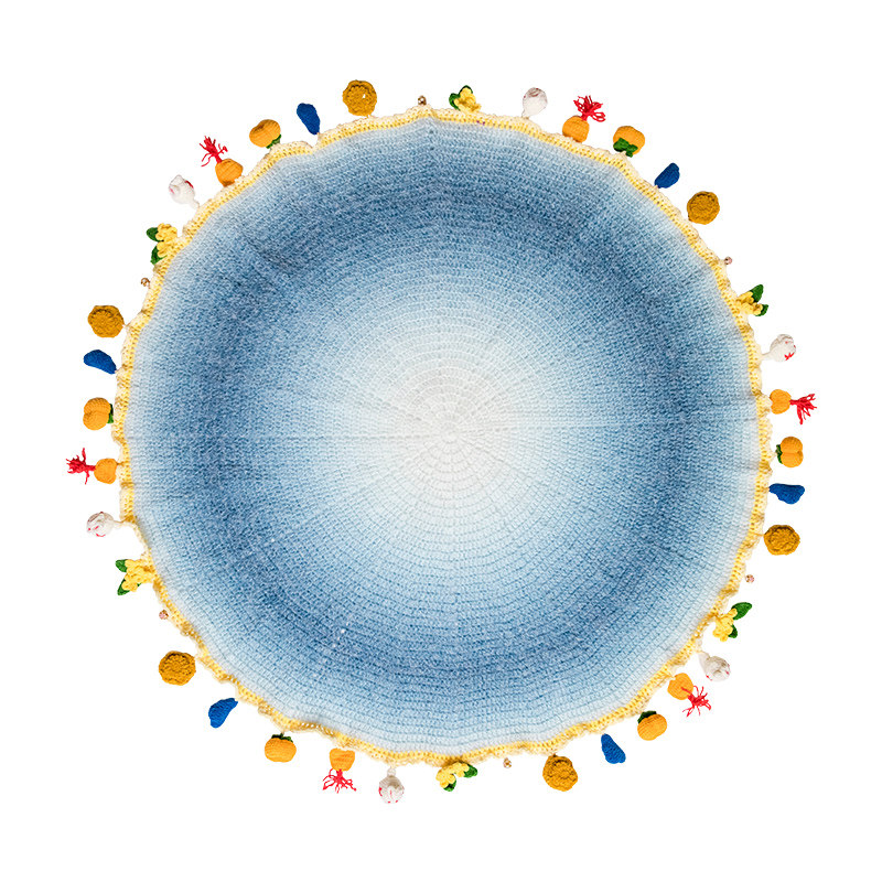 雪球diy手工编织丁达尔铃铃映桂毯材料包毛线钩针沙发花束盖毯子,淘宝优惠券,粉丝福利购,淘宝优惠卷