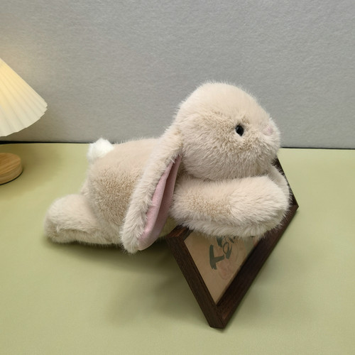 赛特嘟嘟趴趴艾吉兔毛绒玩具兔子玩偶安抚睡觉陪伴可爱垂耳兔公仔 - 图3