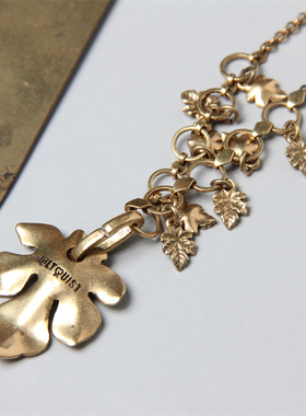 丹麦轻奢纯铜精美吊坠锁骨链