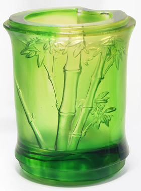 琉璃竹子笔筒摆件送客户商务礼品