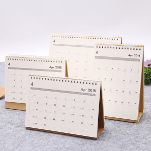 环保简约记事台历可定制
