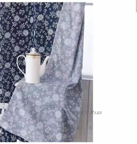 全棉蓝印花布活性印染 加宽加厚 可做桌布 窗帘 民族风床品 服装 - 图0