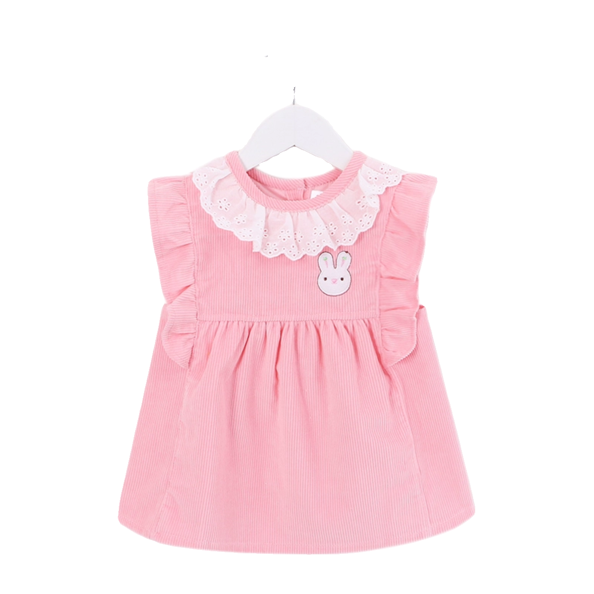 Children's apron waterproof corduroy baby coverall bib