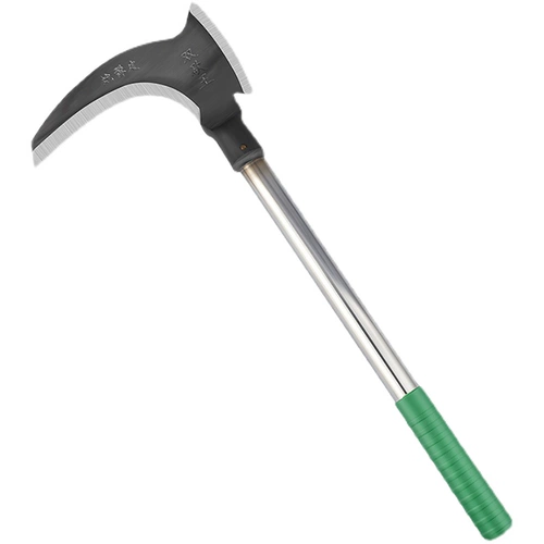 Высокий марганский стальный сталь двойной серп с длинной ручкой.