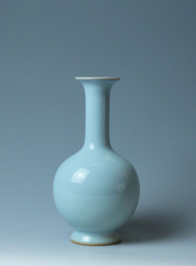 室内仿古风玄关花瓶汝州摆件