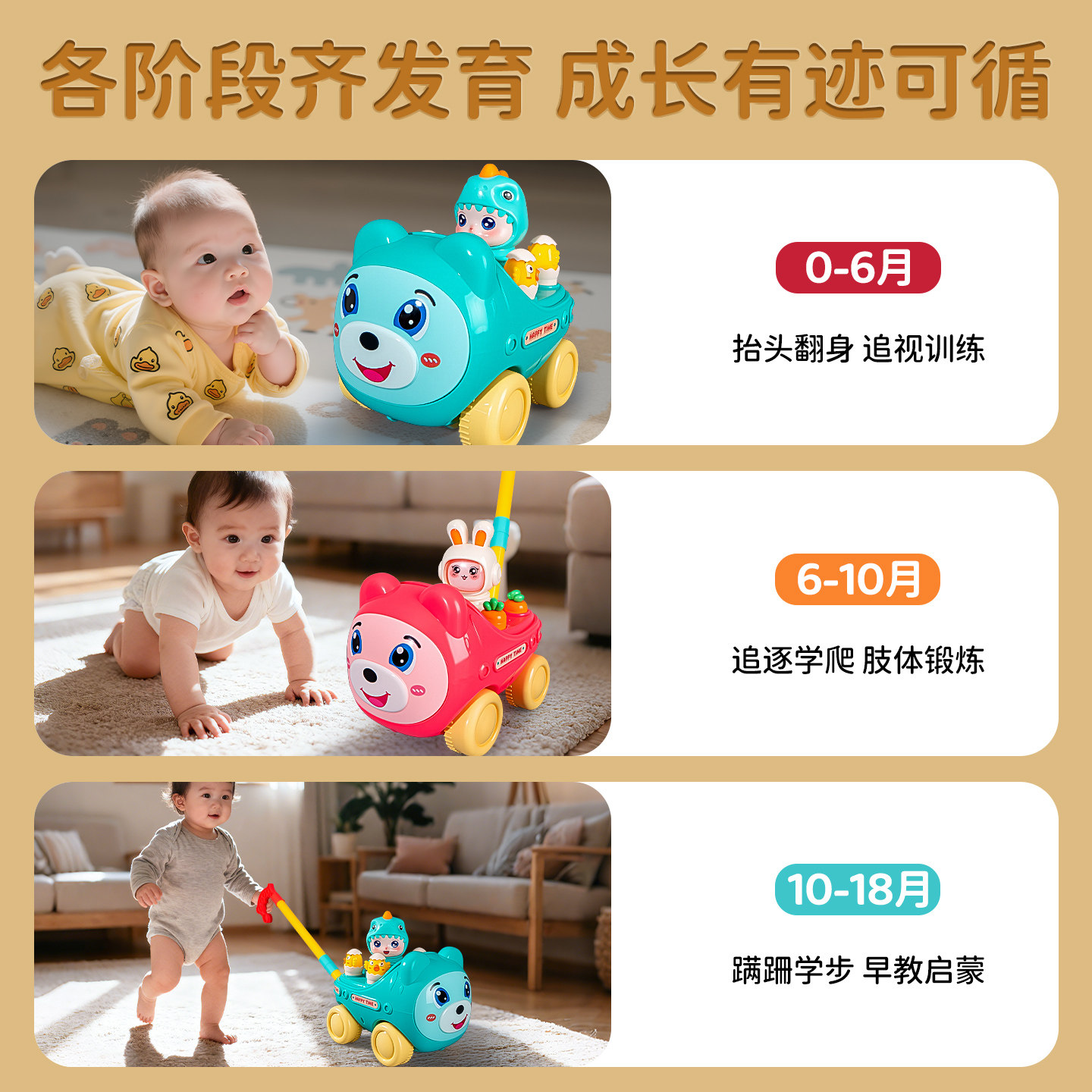 儿童学步手推飞机玩具宝宝推推乐一岁以上婴儿学走路助推车多功能,淘宝优惠券,粉丝福利购,淘宝优惠卷