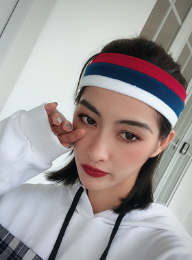 男女四季瑜伽跑步健身吸汗发带
