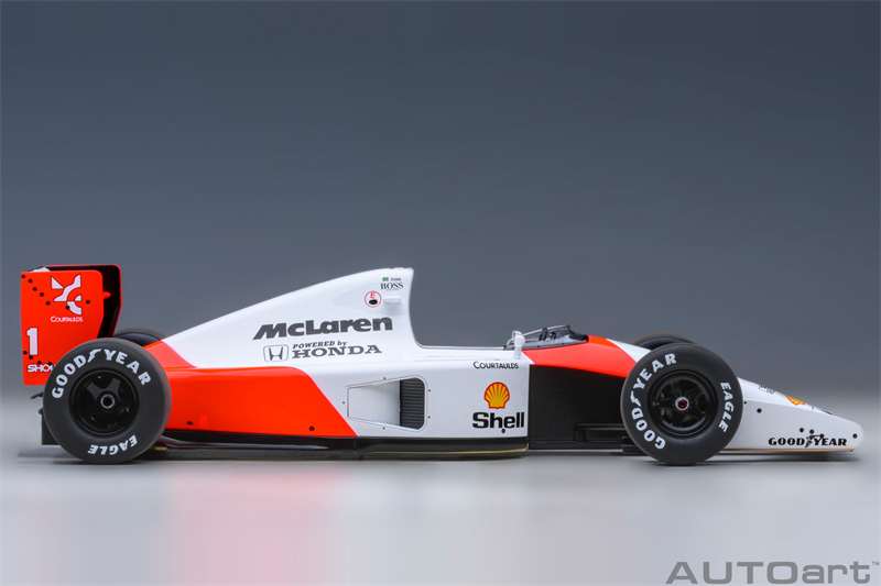 AUTOart奥拓1:18本田迈凯伦F1 McLaren MP4/6 1991塞纳汽车模型-图1