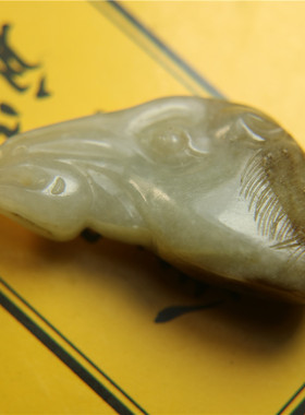 生肖马玉吊坠挂件和田玉大师手工