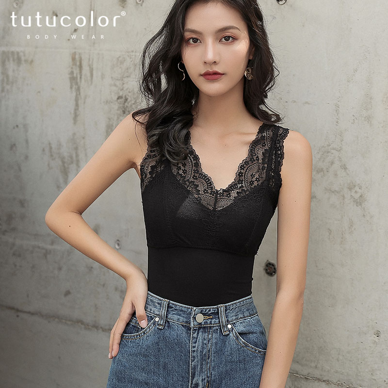 收腹背心美体塑形内衣轻薄无痕带胸垫收副乳紧身显瘦修身塑身上衣 - 图0