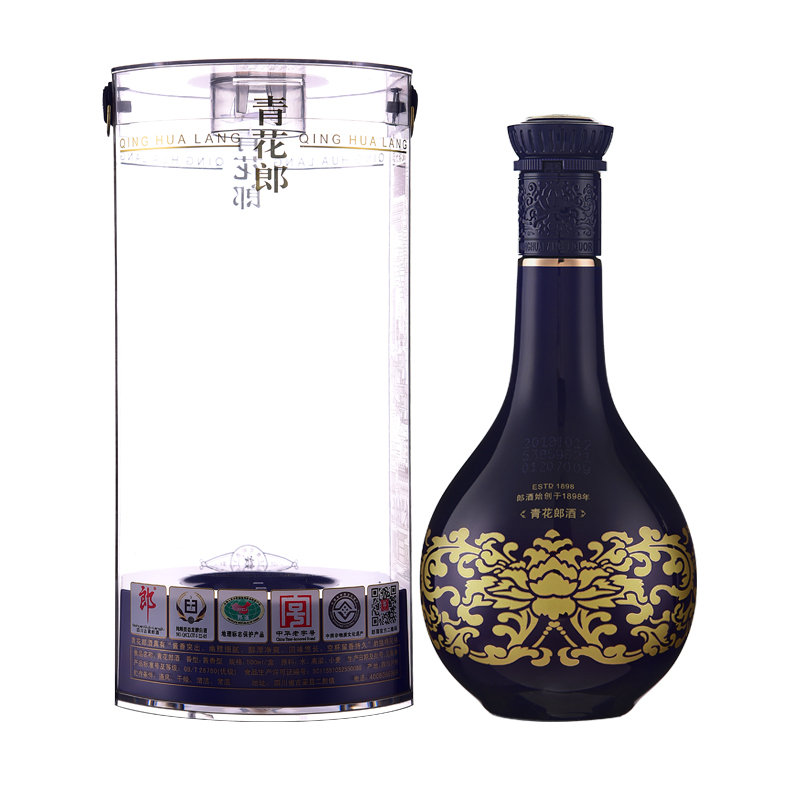 酒仙网 郎酒青花郎陈酿53度500ML*6 高端酱香型白酒收藏礼送宴请