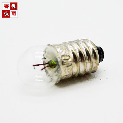上海牌小灯泡电珠1.5V2.5V3.8V6V小电灯泡电学实验螺旋丝口E10 - 图1