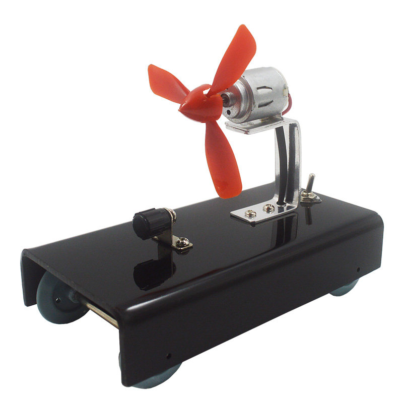 作用力与反作用力 风力小车 反冲螺旋桨空气反冲动力科学物理实验 - 图3