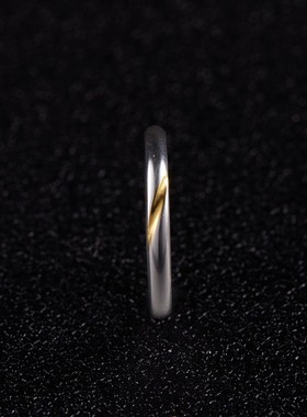 旦早999纯银复古情侣戒指