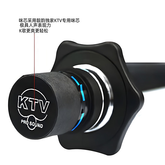 靓韵M1有线话筒麦克风专业家用K歌KTV音响功放车载大巴主持演讲