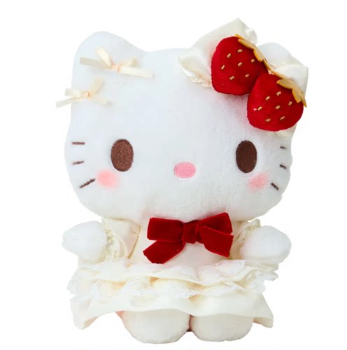 7月预售定金日本三丽鸥Nakajima 美乐蒂Kitty 草莓蛋糕毛绒挂件 - 图3