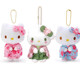 Japanese Matcha Kimono Sanrio Kitty Pendant