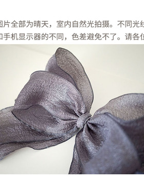 网红新款气质蝴蝶结法式黑白发夹