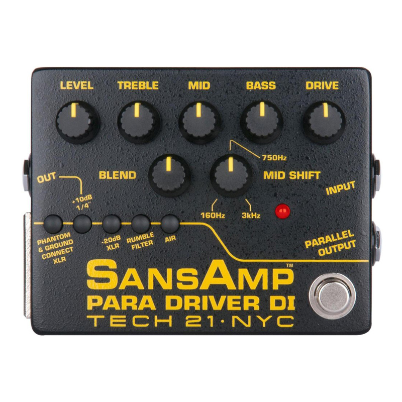 Tech 21 SansAmp Programmable Bass Driver VT DI贝司单块效果器 - 图2