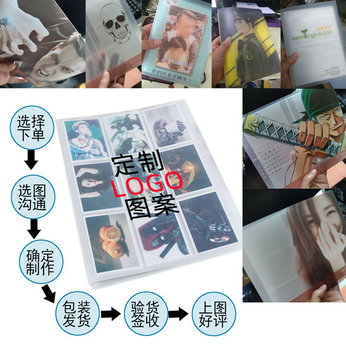 PP材料3寸4567寸相册拍立得名片明星专辑小卡游戏卡收纳册本册 - 图0