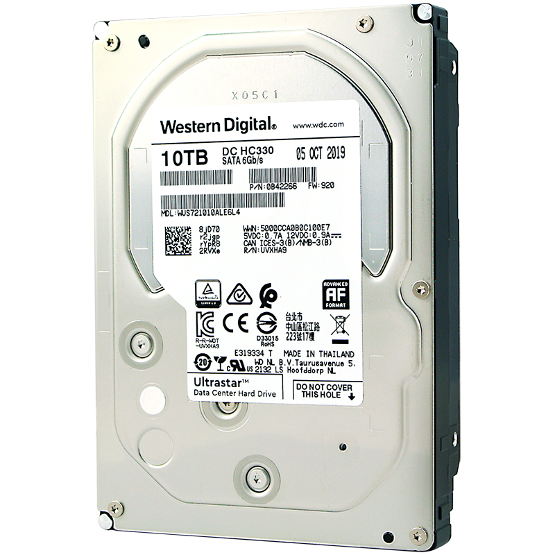 WD/西部数据 WUS721010ALE6L4 10T 10TB企业级NAS机械硬盘 HC330 - 图2